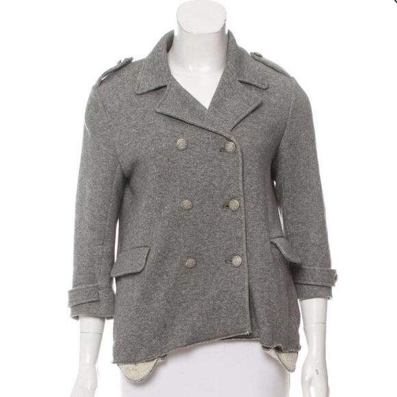 Gryphon Jackets & Blazers - GRYPHON Double Breasted Vented Distressed Jacket